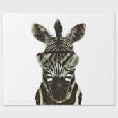 Hipster Zebra Cadeaupapier (Vlak)