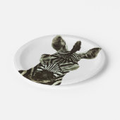Hipster Zebra Papieren Bordje (Gekanteld)
