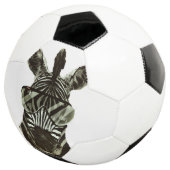 Hipster Zebra Voetbal (Drie kwart)