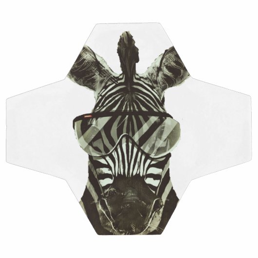 Hipster Zebra Voetbal (Enkel)