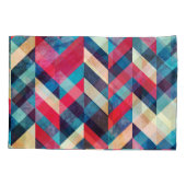 Hipster zigzag: grunge naadloos patroon. kussensloop (Achterkant)