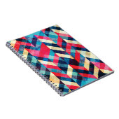 Hipster zigzag: grunge naadloos patroon. notitieboek (Rechterzijde)