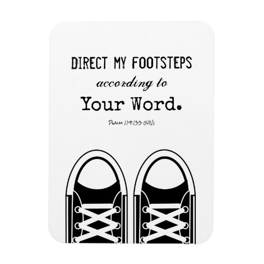 Hipster Zwart Sneakers met Schrift Magneet (Verticaal)