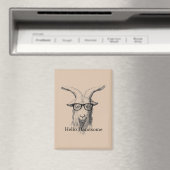 Hipstergeit met Bril Magneet (Insitu (Vaatwasser))