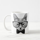  hipsterkat koffiemok (Links)