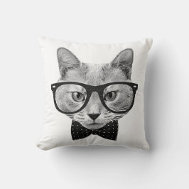  hipsterkat kussen