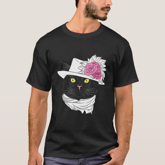 Hipsterkat met sjaal sullige geeks hond t-shirt (Voorkant)