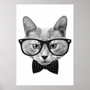 hipsterkat poster
