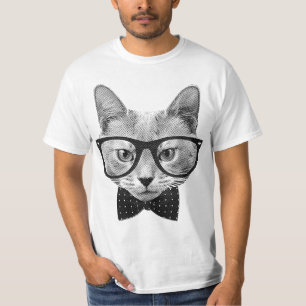 hipsterkat t-shirt