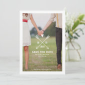 Hipsters | Aankondiging Save the Date (Staand voorkant)