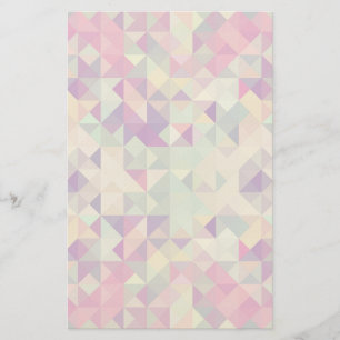  Hipsters Geometric Pattern. Briefpapier
