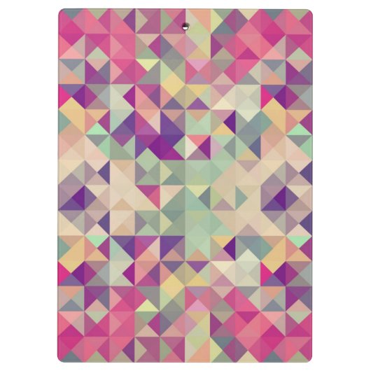  Hipsters Geometric Pattern. Klembord (Achterkant)