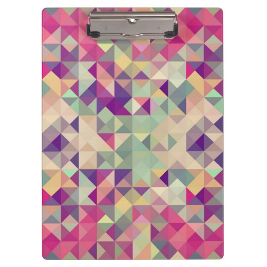 Hipsters Geometric Pattern. Klembord (Voorkant)