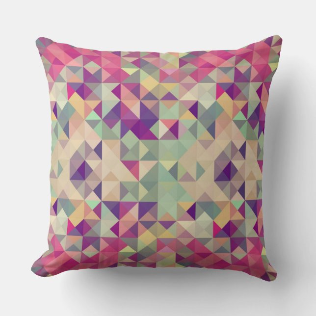  Hipsters Geometric Pattern. Kussen (Voorkant)