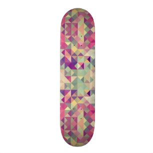  Hipsters Geometric Pattern. Persoonlijk Skateboard