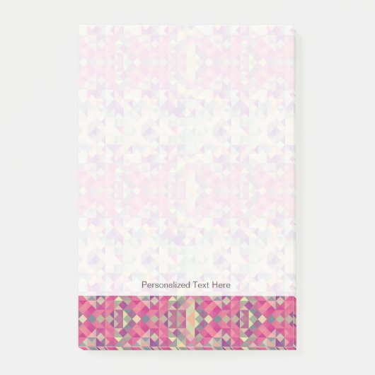  Hipsters Geometric Pattern. Post-it® Notes (Voorkant)