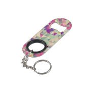  Hipsters Geometric Pattern. Sleutelhanger Flessenopener (Achterkant Gekanteld)