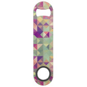  Hipsters Geometric Pattern. Speed Flessenopener (Achterkant)
