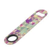  Hipsters Geometric Pattern. Speed Flessenopener (Achterkant Gekanteld)