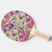 Hipsters Geometric Pattern. Tafeltennisbatje (Zijkant)