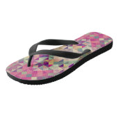  Hipsters Geometric Pattern. Teenslippers (Schuin)