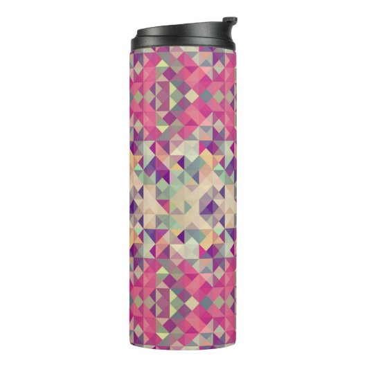 Hipsters Geometric Pattern. Thermosbeker (Gedraaid links)