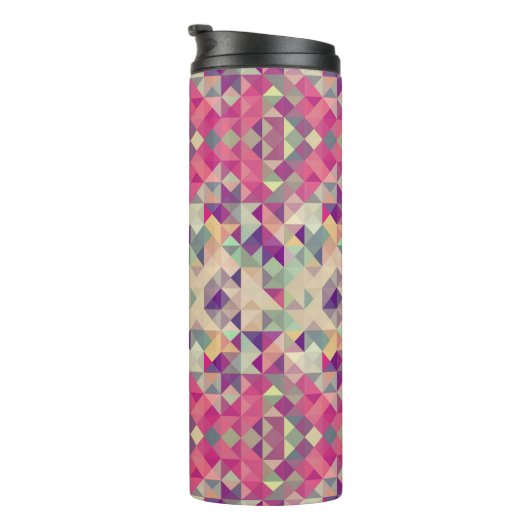  Hipsters Geometric Pattern. Thermosbeker (Geroteerd rechts)