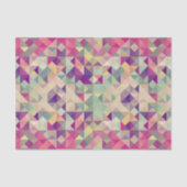 Hipsters Geometric Pattern. Tissuepapier (Voorkant)