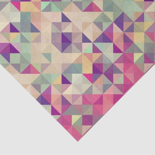  Hipsters Geometric Pattern. Tissuepapier (Detail)