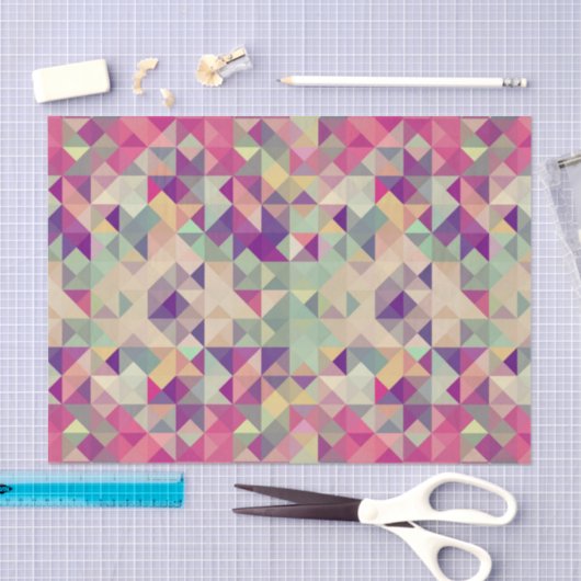 Hipsters Geometric Pattern. Tissuepapier (Craft)