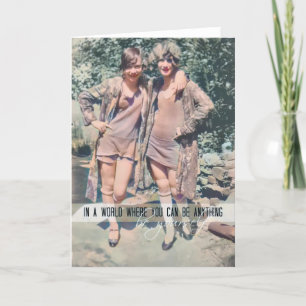 HIPSTERS-Wenskaart Bedankkaart