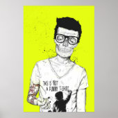 hipsters zijn niet dood poster (Voorkant)