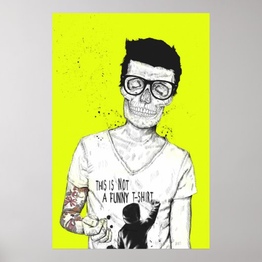 hipsters zijn niet dood poster (Voorkant)