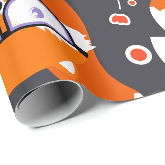 Hipstervossen Cadeaupapier (Rol Hoek)