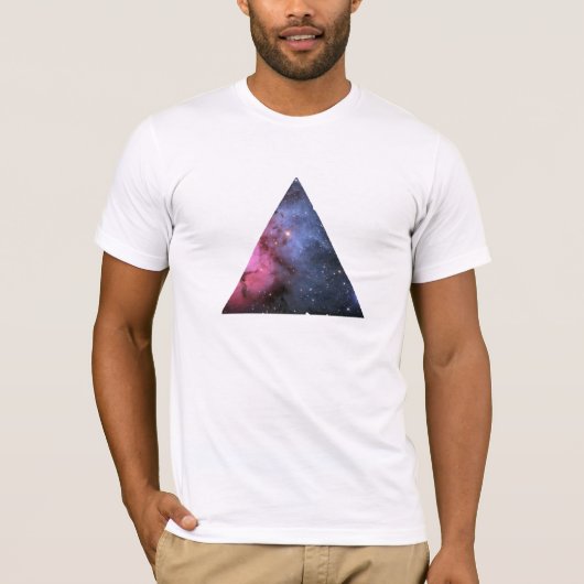 Hipstr Nebula Triangle t-Shirt Hipster (Voorkant)