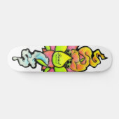 HIPTSTER FAT DADDY NEW SKOOL TATTOO LOTUS FLOWER PERSOONLIJK SKATEBOARD (Horizontaal)