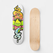 HIPTSTER FAT DADDY NEW SKOOL TATTOO LOTUS FLOWER PERSOONLIJK SKATEBOARD (Voorkant)