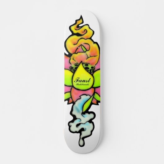 HIPTSTER FAT DADDY NEW SKOOL TATTOO LOTUS FLOWER PERSOONLIJK SKATEBOARD (Voorkant)
