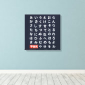 Hiragana Canvas Afdruk (Insitu (Houten vloer))