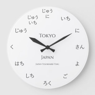 Hiragana Japanse Douane City Land Time Zone Grote Klok