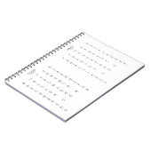 Hiragana Katakana Romaji Japanse karakters Notitieboek (Linkerzijde)