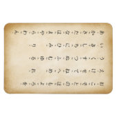 Hiragana met Japanse Romaji-tekens verouderd Magneet (Horizontaal)