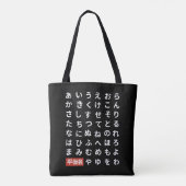 Hiragana Tote Bag (Achterkant)