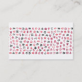 Hiragana Visitekaartje (Achterkant)