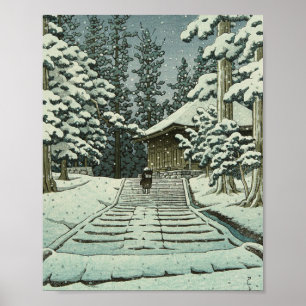 Hiraizumi Hall of the Golden Hue - Hasui Kawase Poster