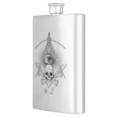 Hiram Abiff Freemason-kolf Flacon (Links)