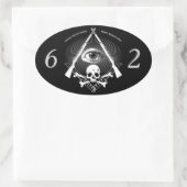 Hiram abiff Lodge 62 sticker (Tas)