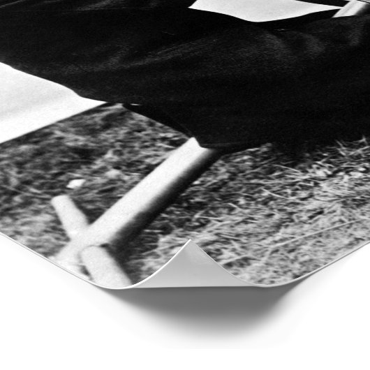 Hiram Maxim vuurt zijn Maxim Machine Pistool - 188 Poster (Hoek)