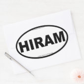 HIRAM Ovale Stickers (Envelop)