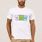 Hiram periodiek systeem naam shirt (Voorkant)